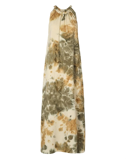 Rabens Saloner - Hope Abstract Halter Kjole - Forest Combo